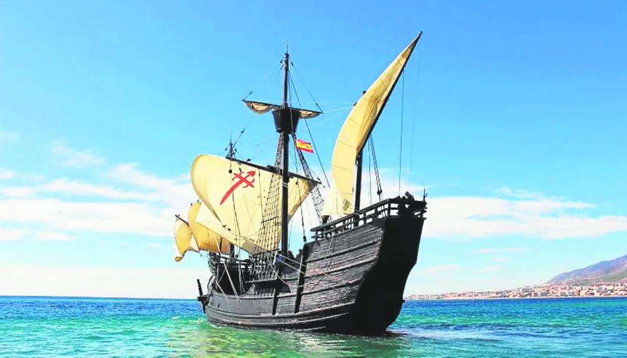 The Nao Victoria replica is in Malaga this weekend. 