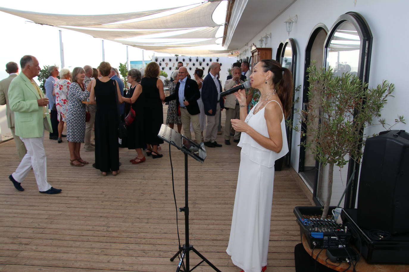 Tuesday’s gala dinner for the Costa Press Club's 20th anniversary was attended by members and guests, including representatives of the Spanish press association and Malaga University