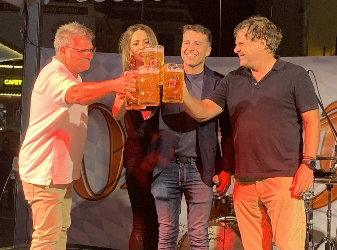 More than 500 people attended the first night of the Oktoberfest event in Torrox.