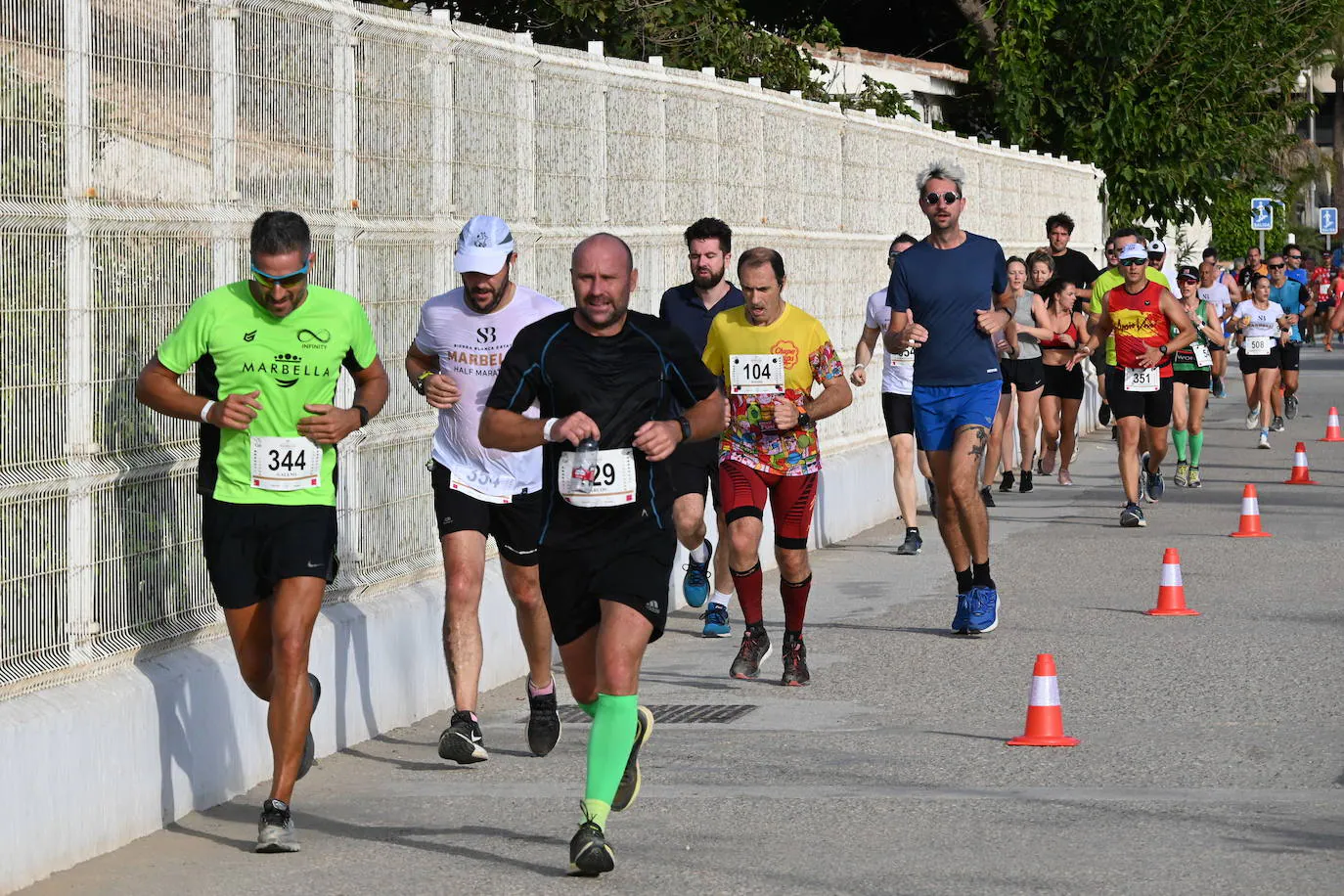 Some 655 people took part in the race, with five runners completing the event in under an hour and ten minutes.