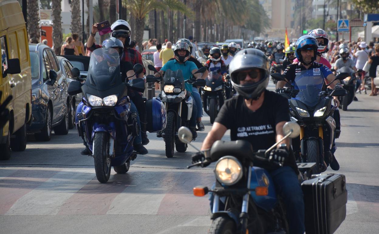 Thousands of motorcycles will take part in the tour through the streets of Torremolinos on Saturday. 