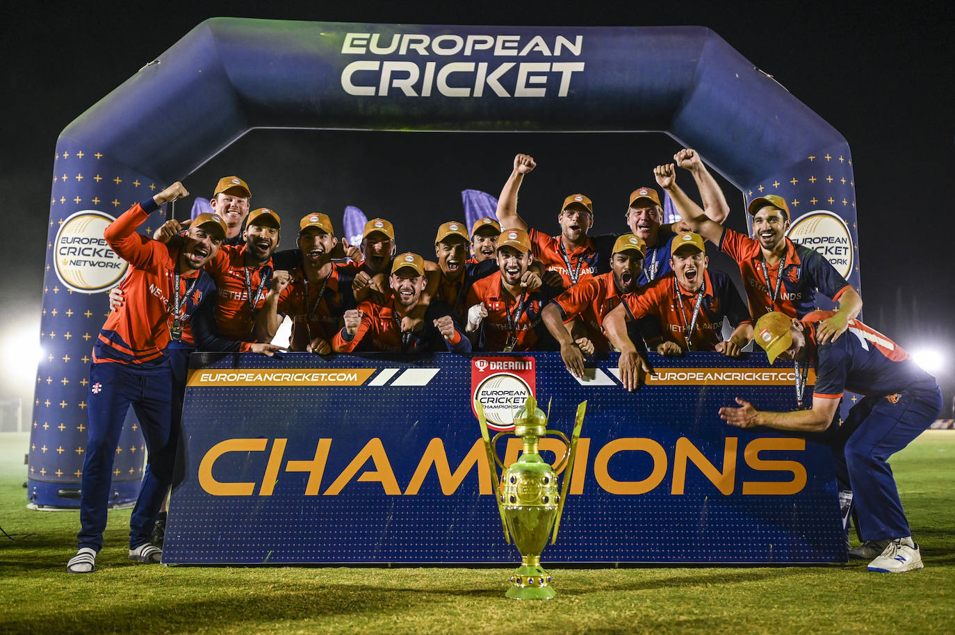 Netherlands XI beat England XI in the final by four wickets. 