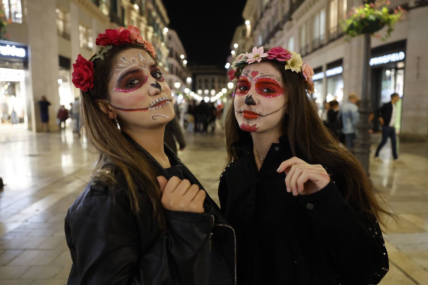 Halloween in the centre of Malaga. 
