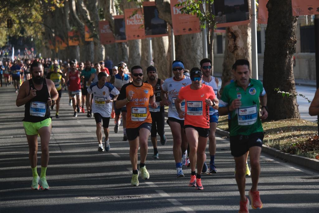 Some 5,500 runners took part in the 21-kilometre long race. 
