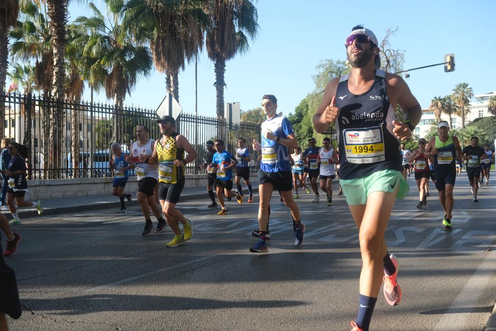 Some 5,500 runners took part in the 21-kilometre long race. 