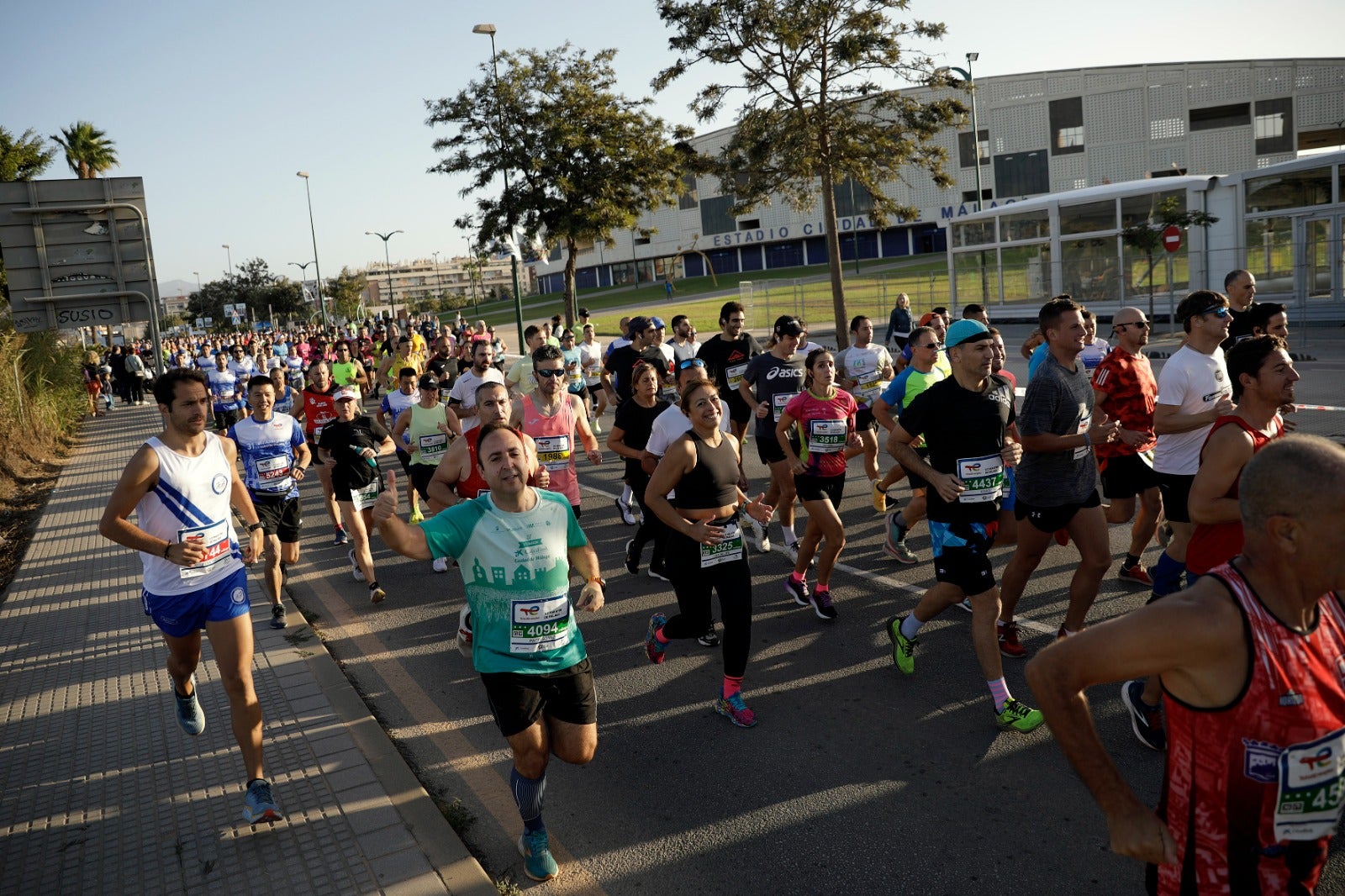 Some 5,500 runners took part in the 21-kilometre long race. 