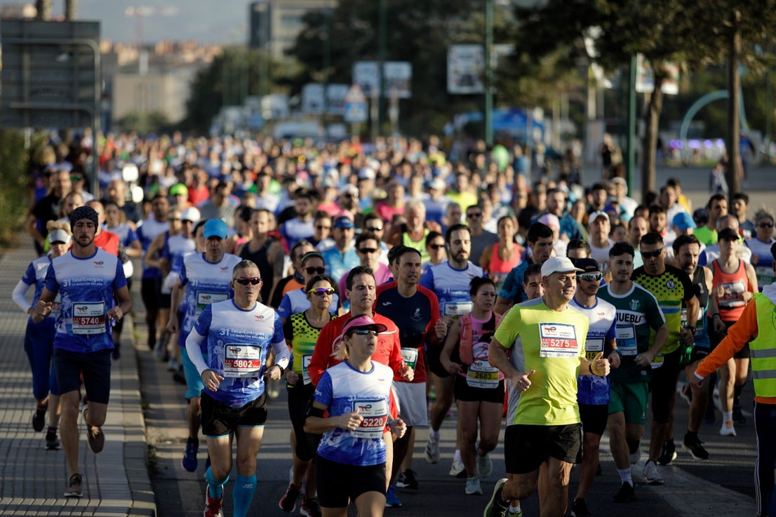 Some 5,500 runners took part in the 21-kilometre long race. 