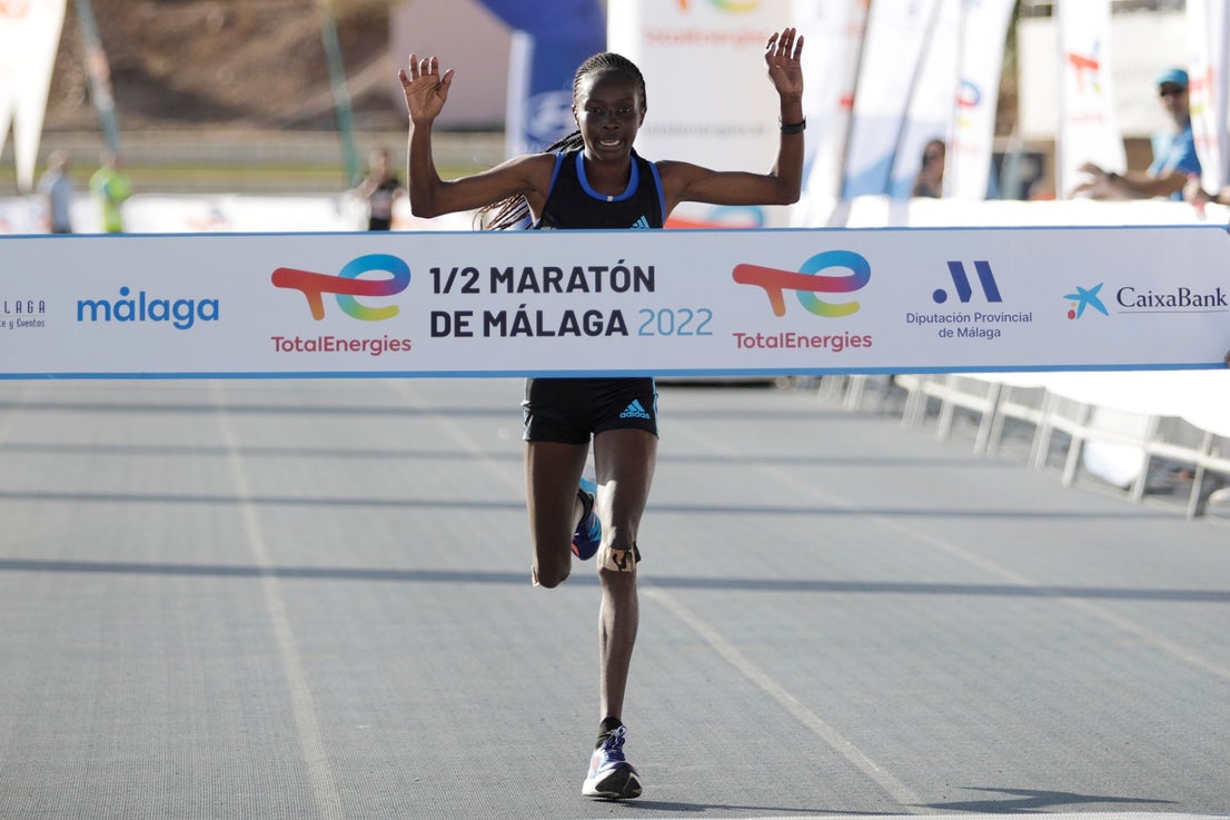Some 5,500 runners took part in the 21-kilometre long race.