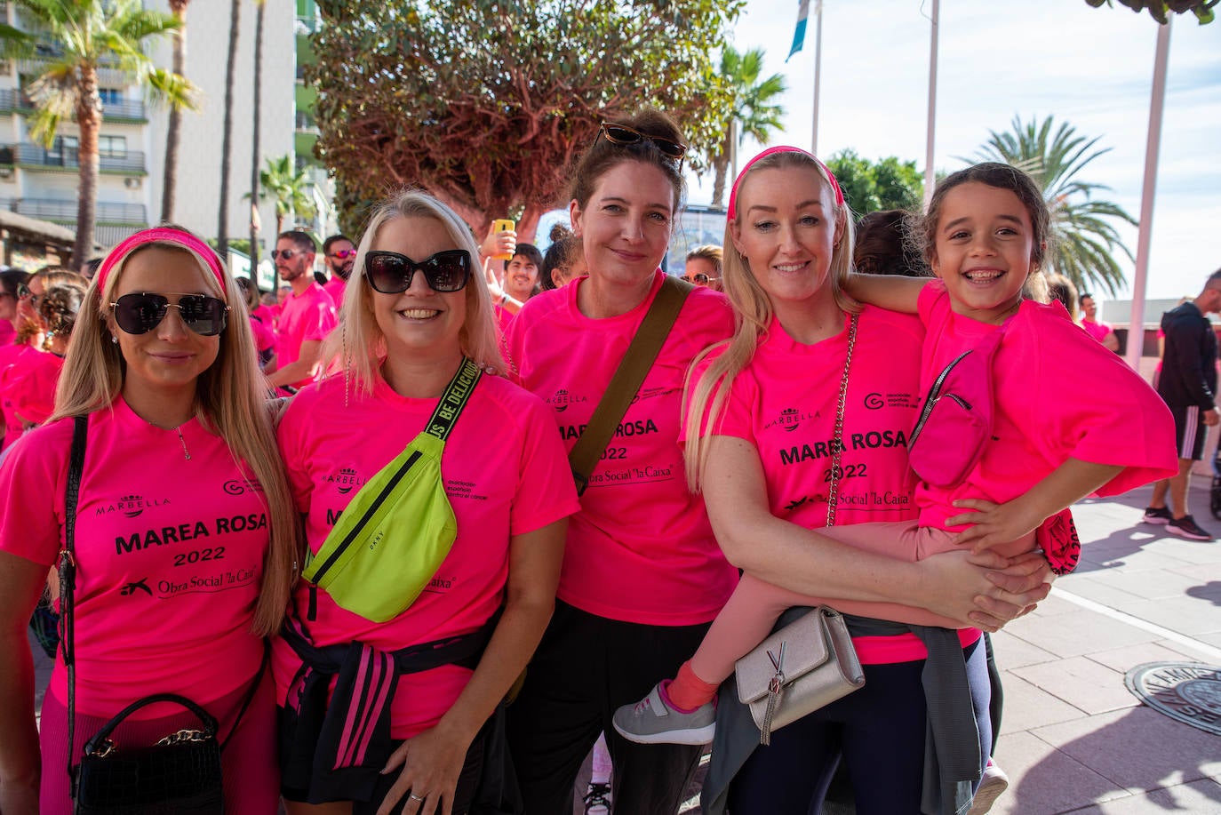 Wave of pink in Marbella as more than 3,000 take part in cancer awareness walk