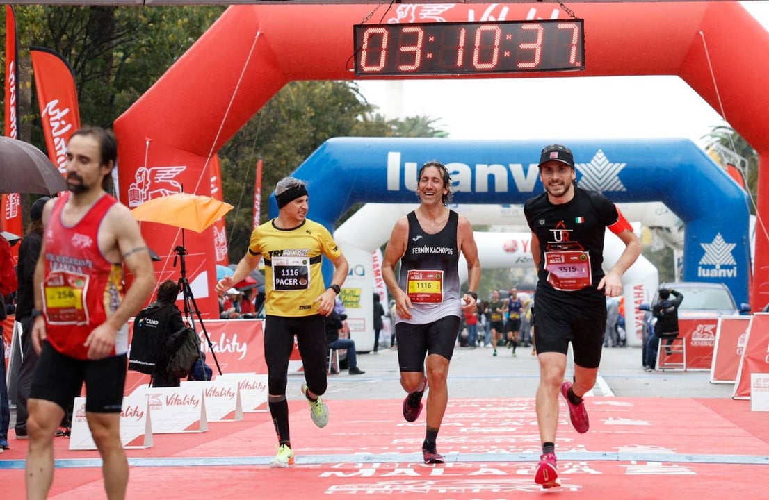 Runners in the Generali Malaga Marathon race on Sunday, 11 December 2022