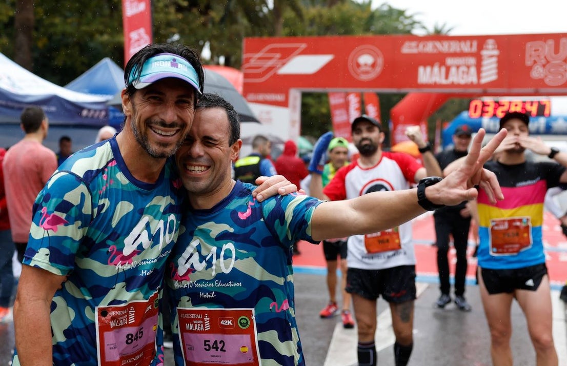 Runners in the Generali Malaga Marathon race on Sunday, 11 December 2022