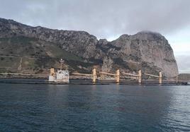 The wreck of the bulk carrier.