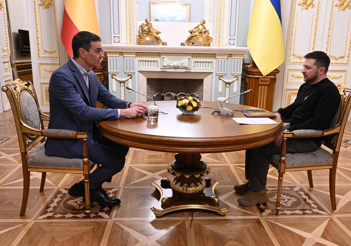 The meeting between Spanish Prime Minister Pedro Sánchez and President Zelensky of Ukraine on Thursday this week