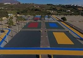 Manilva fairground offered for sports and leisure use