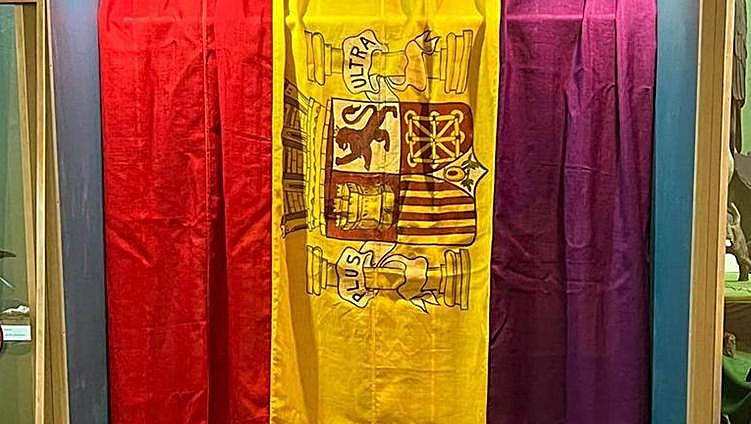 Historic Spanish Republican warship flag goes on public display in Gibraltar