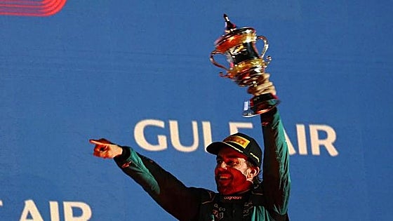 Fernando Alonso back on the podium again in Bahrain