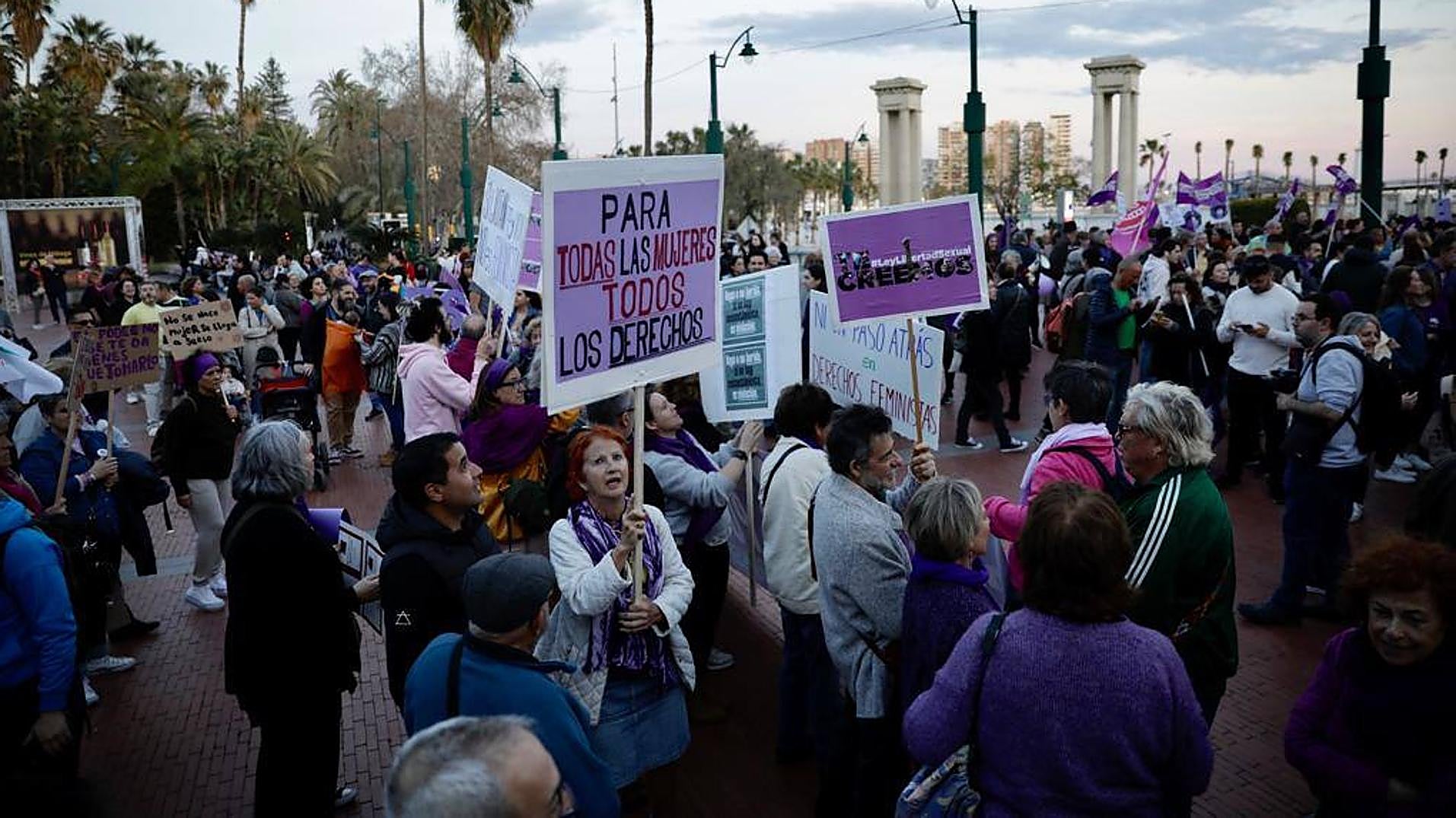 Malaga's International Women's Day rally, in pictures