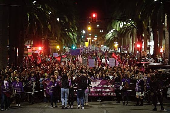 Malaga's International Women's Day rally, in pictures