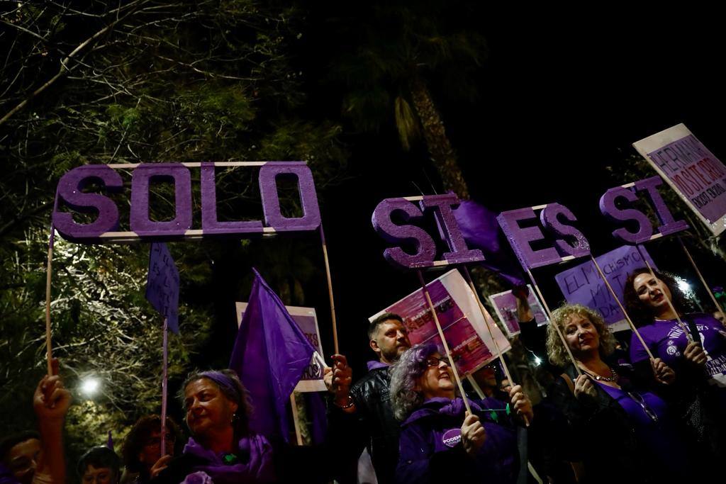Malaga's International Women's Day rally, in pictures