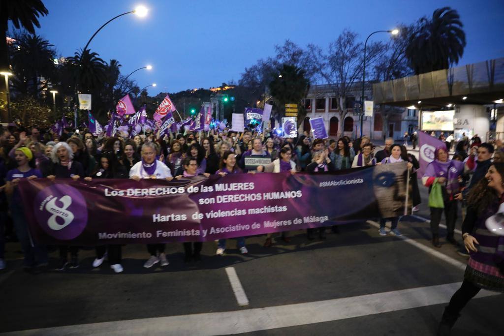 Malaga's International Women's Day rally, in pictures