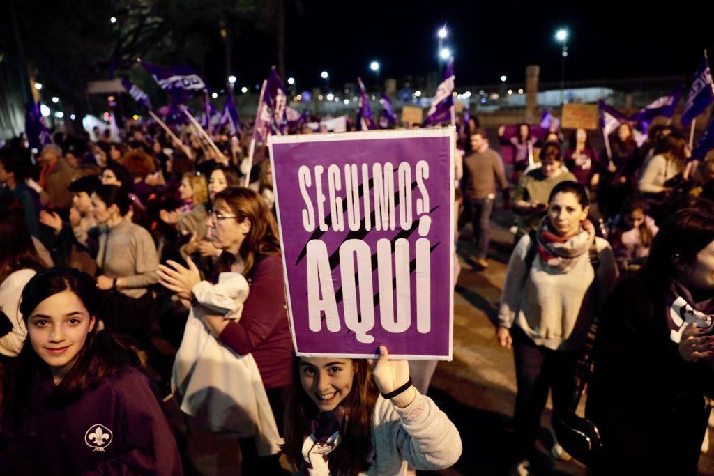 Malaga's International Women's Day rally, in pictures