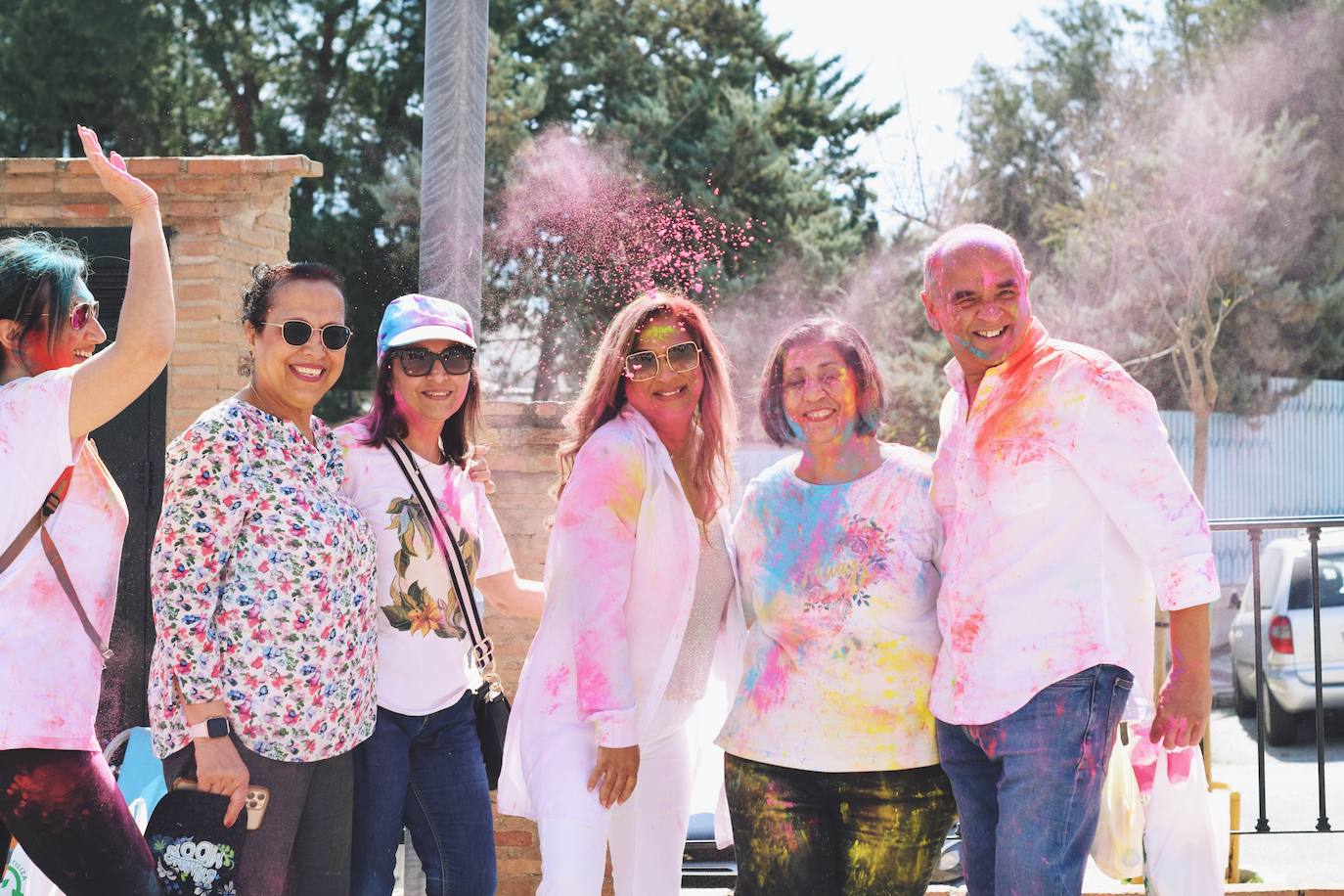 Benalmádena is filled with colour to celebrate Holi, in pictures