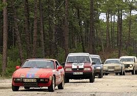 A previous edition of the classic car race.