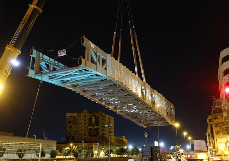 Malaga’s new CAC bridge finally arrives in city after long delay