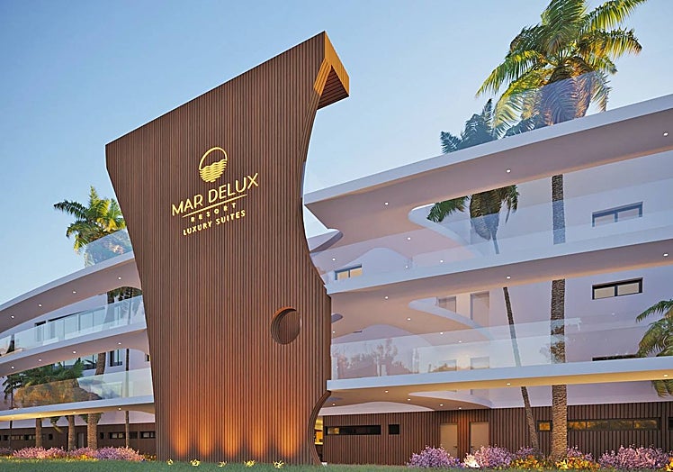 A computer image of the properties.