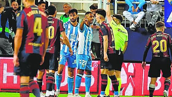 Malaga cruelly denied win by late VAR call in feisty clash with Levante