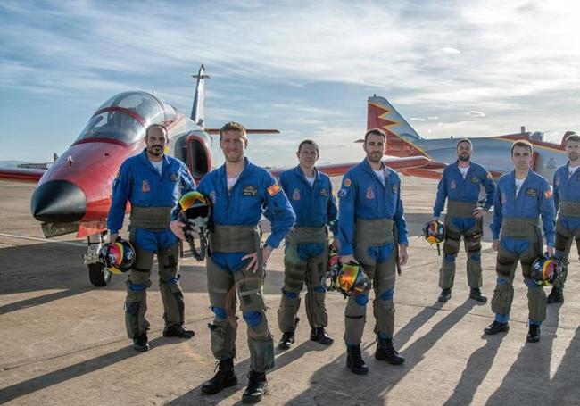 Pilots who will participate in the flying exhibition.