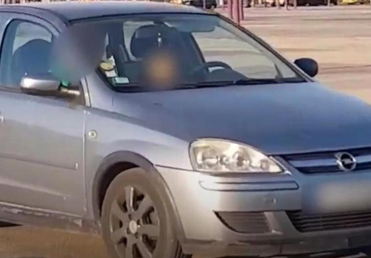 Father under investigation after allowing eight-year-old son to drive car in Malaga city