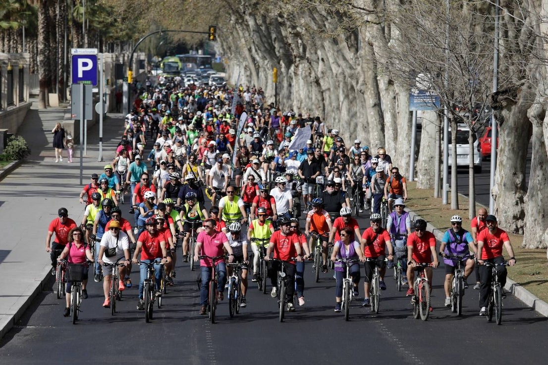 Photo gallery: demonstration to demand more cycle lanes in Malaga