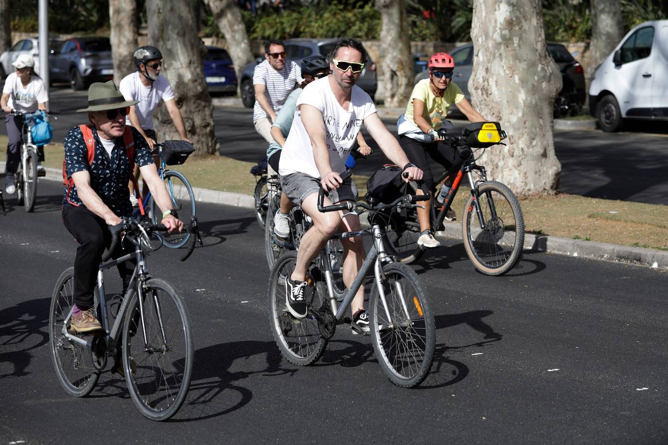 Photo gallery: demonstration to demand more cycle lanes in Malaga