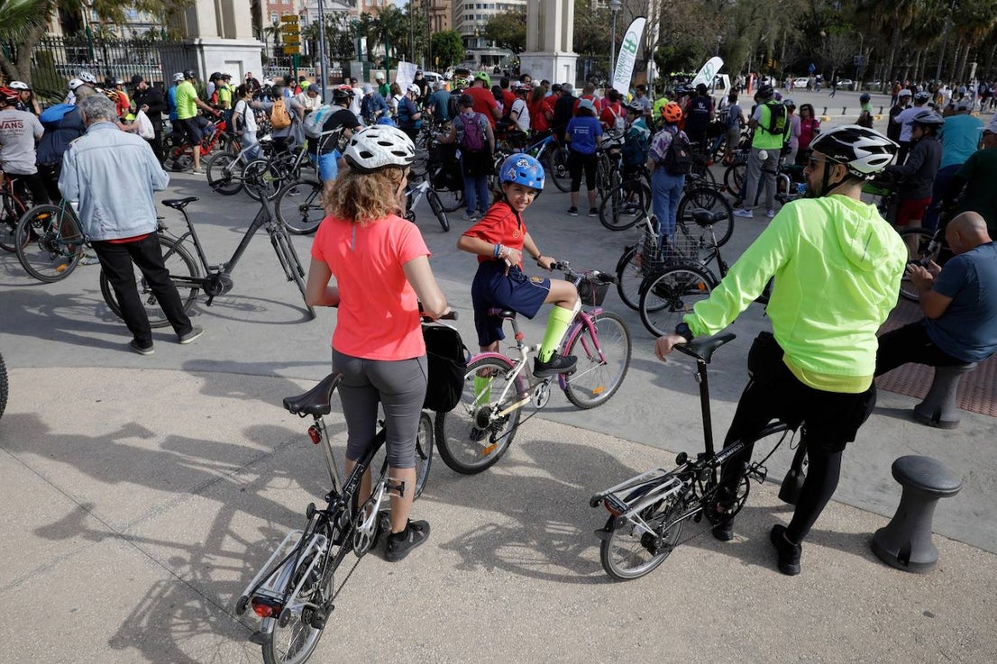 Photo gallery: demonstration to demand more cycle lanes in Malaga