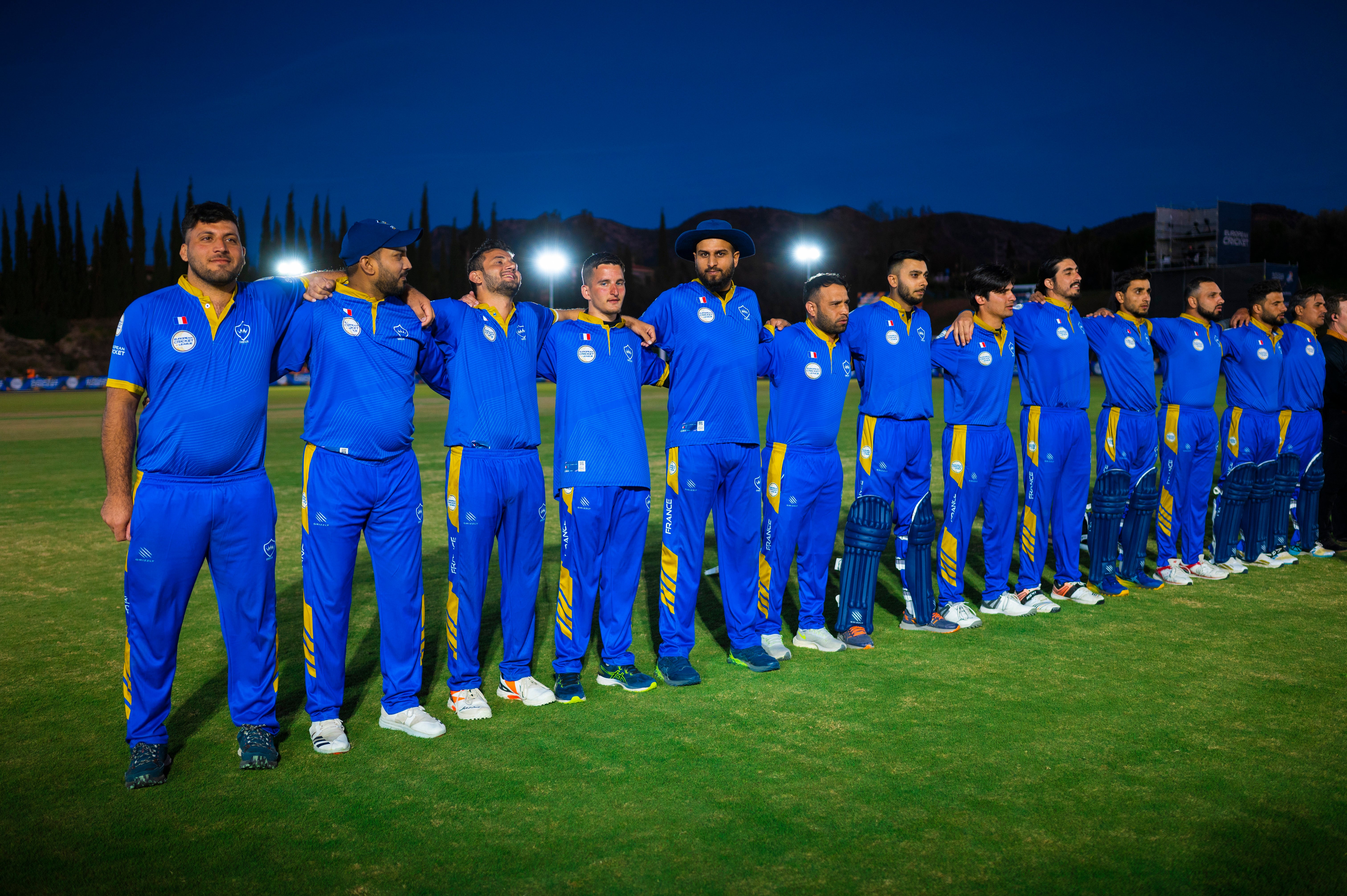 Dreux lift European Cricket League champions trophy, in pictures