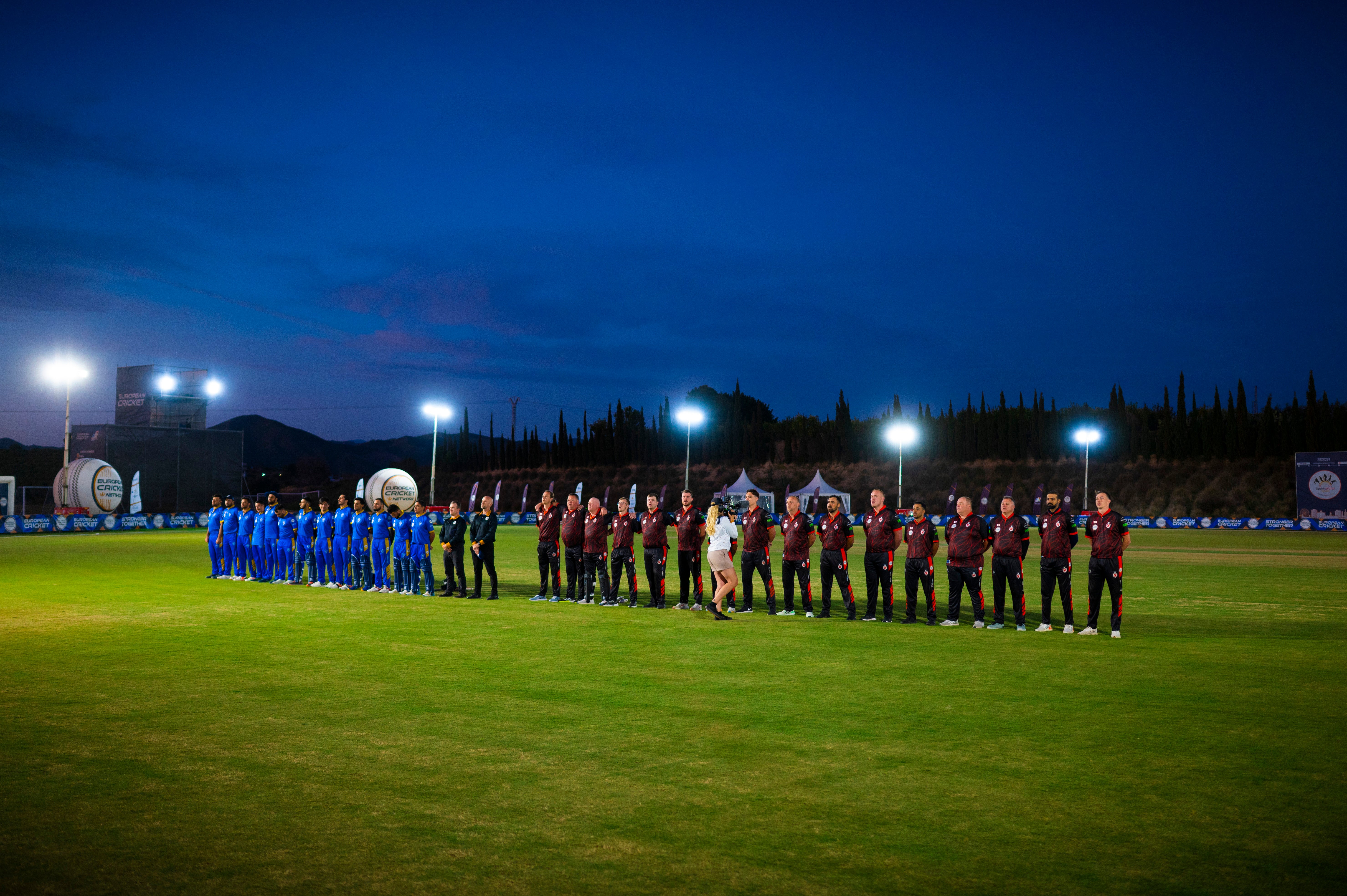 Dreux lift European Cricket League champions trophy, in pictures