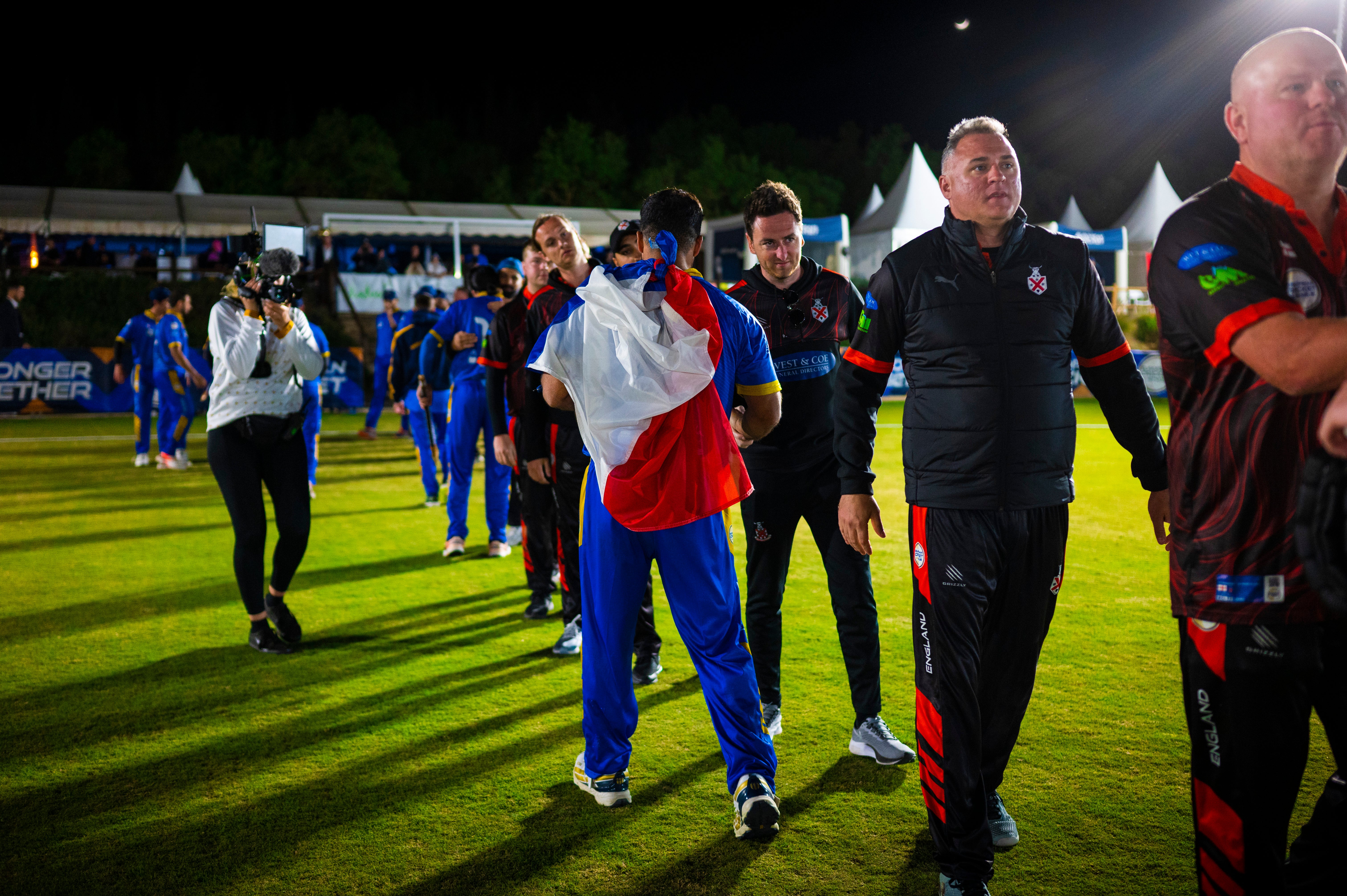 Dreux lift European Cricket League champions trophy, in pictures