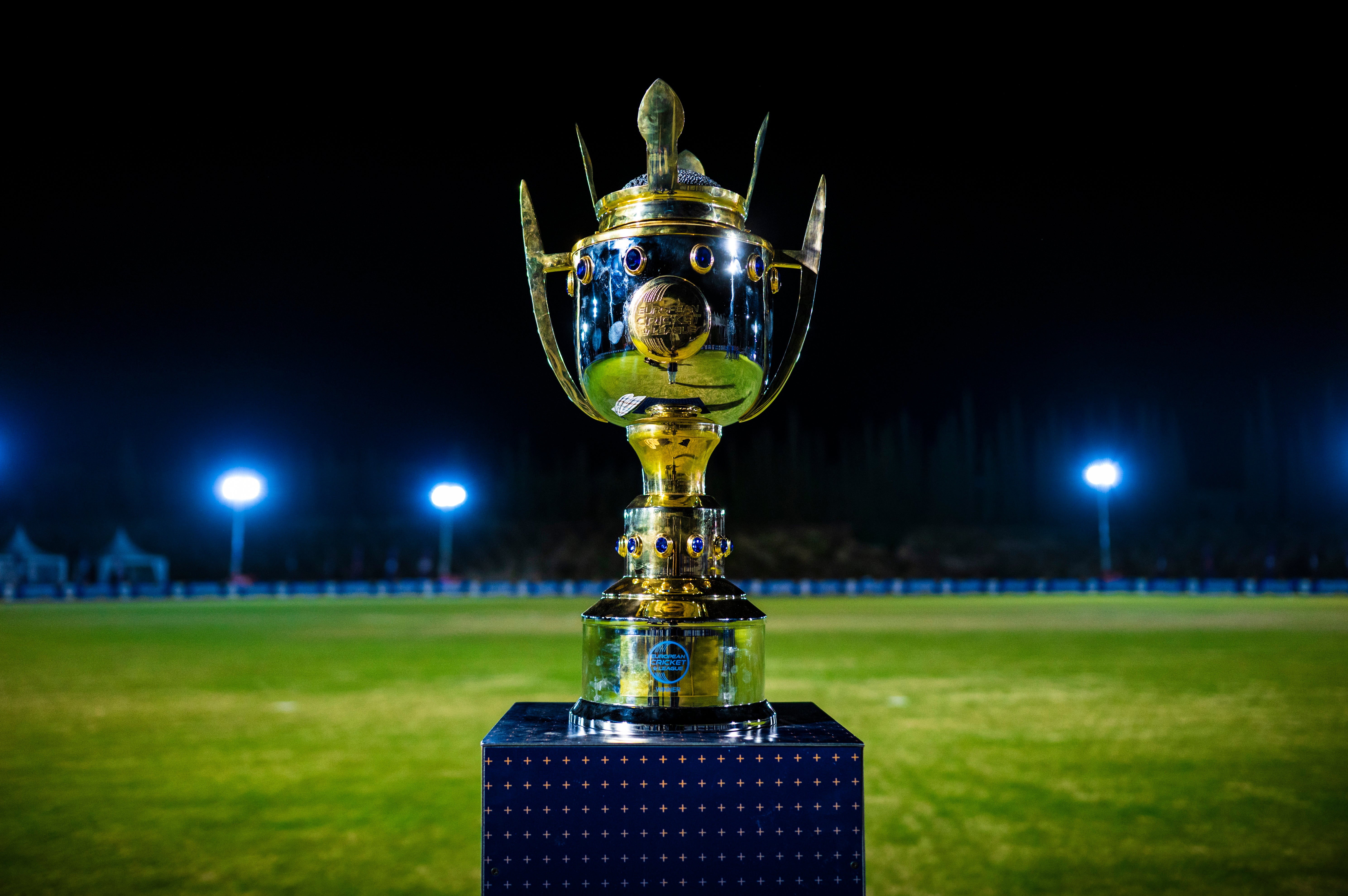 Dreux lift European Cricket League champions trophy, in pictures