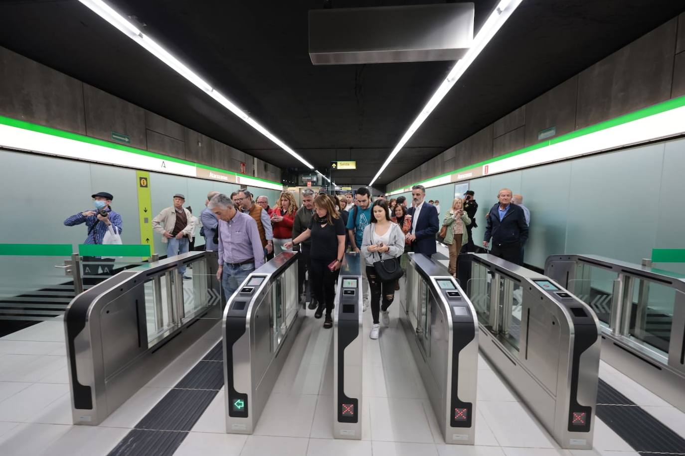Malaga Metro arrives in city centre, in pictures