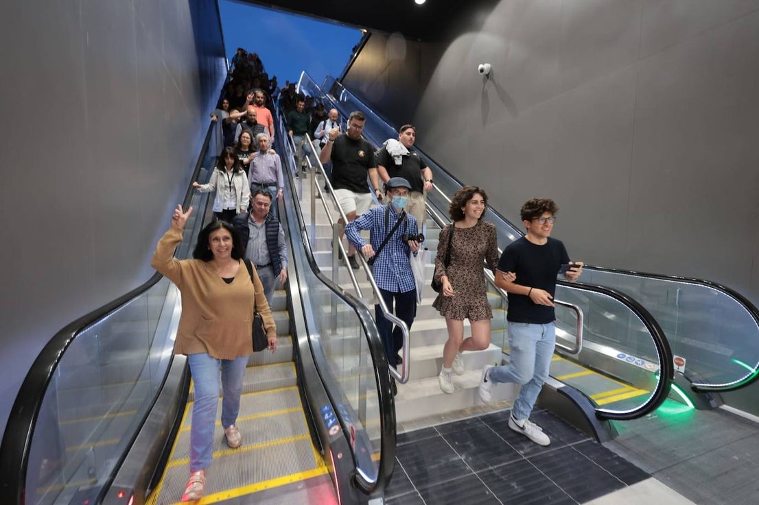 Malaga Metro arrives in city centre, in pictures