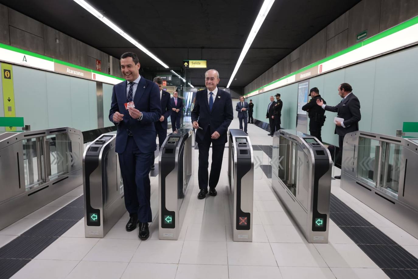 Malaga Metro arrives in city centre, in pictures