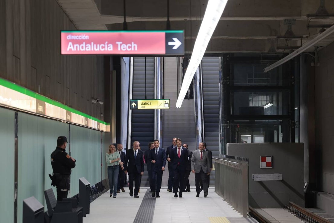 Malaga Metro arrives in city centre, in pictures