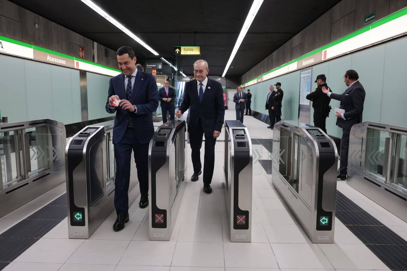 Malaga Metro arrives in city centre, in pictures