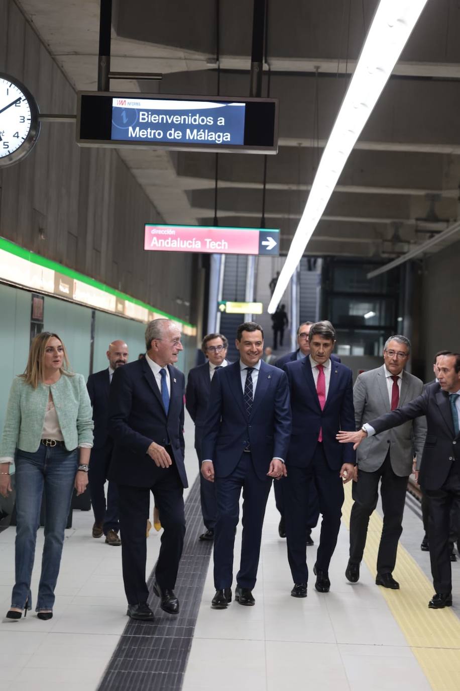 Malaga Metro arrives in city centre, in pictures