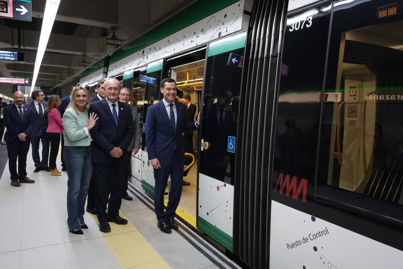 Malaga Metro arrives in city centre, in pictures
