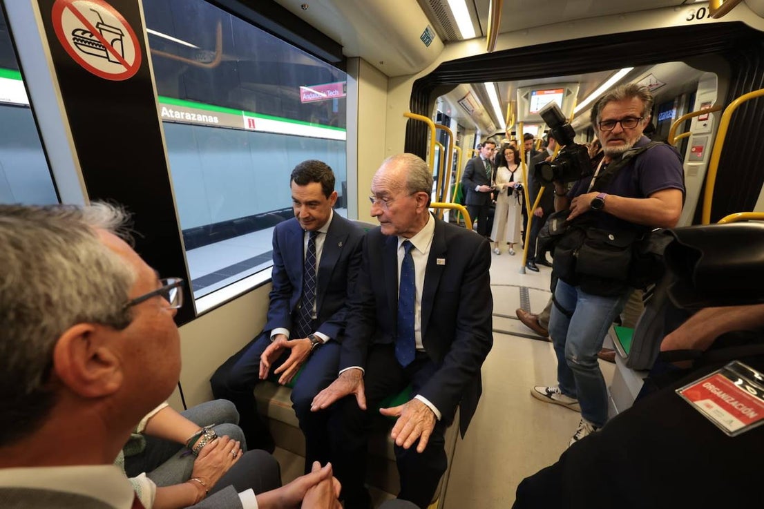 Malaga Metro arrives in city centre, in pictures
