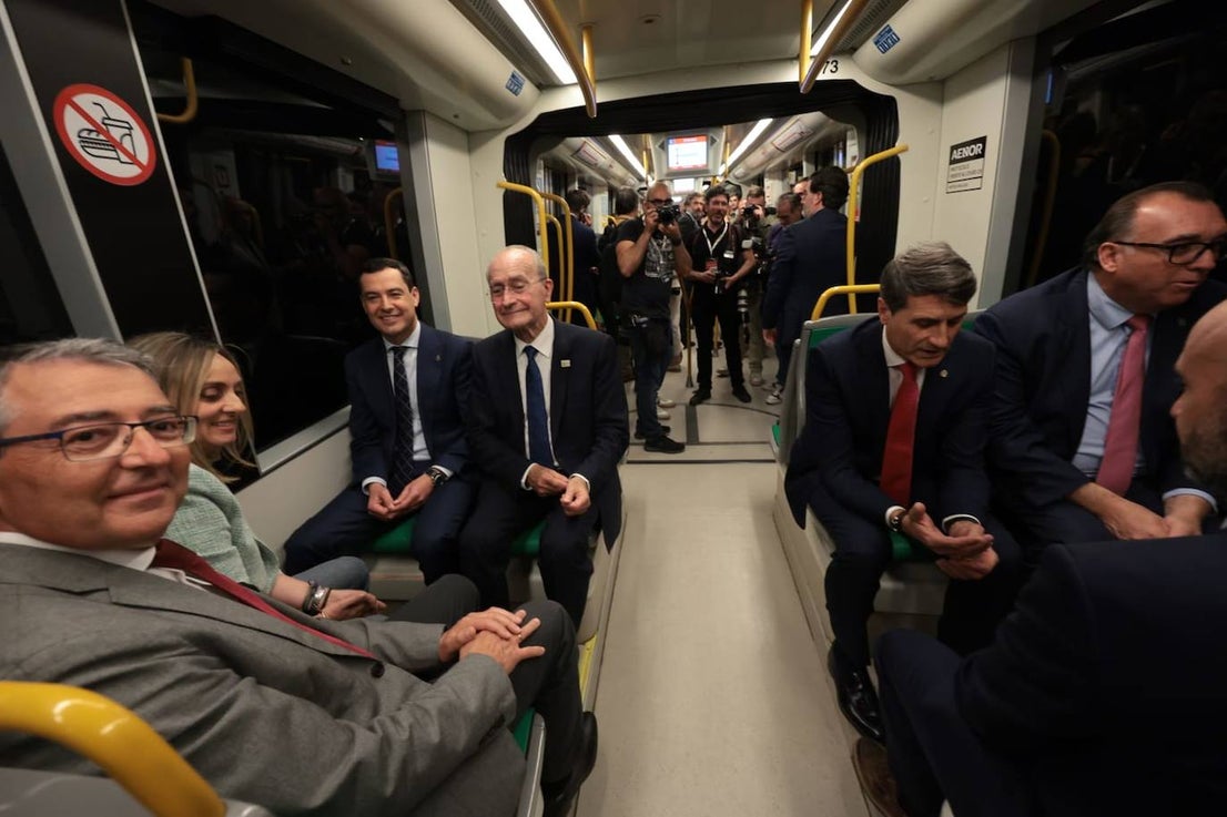 Malaga Metro arrives in city centre, in pictures