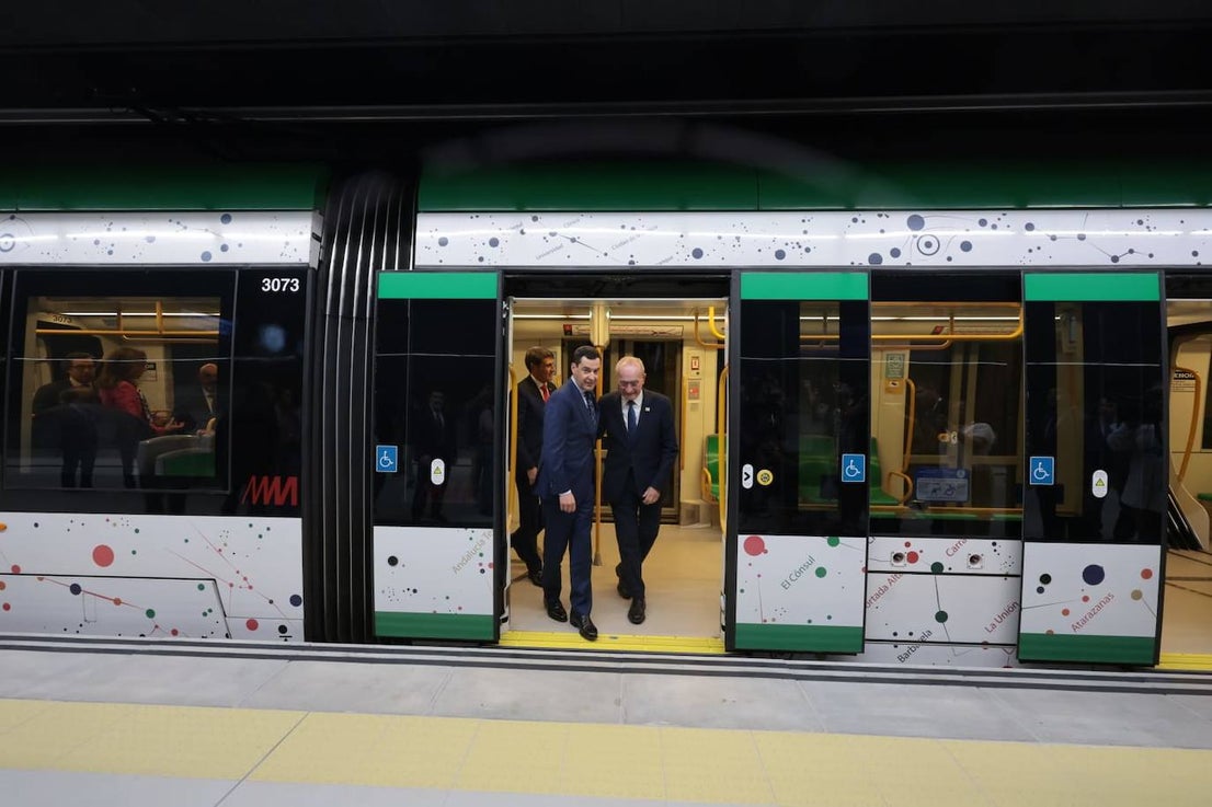 Malaga Metro arrives in city centre, in pictures