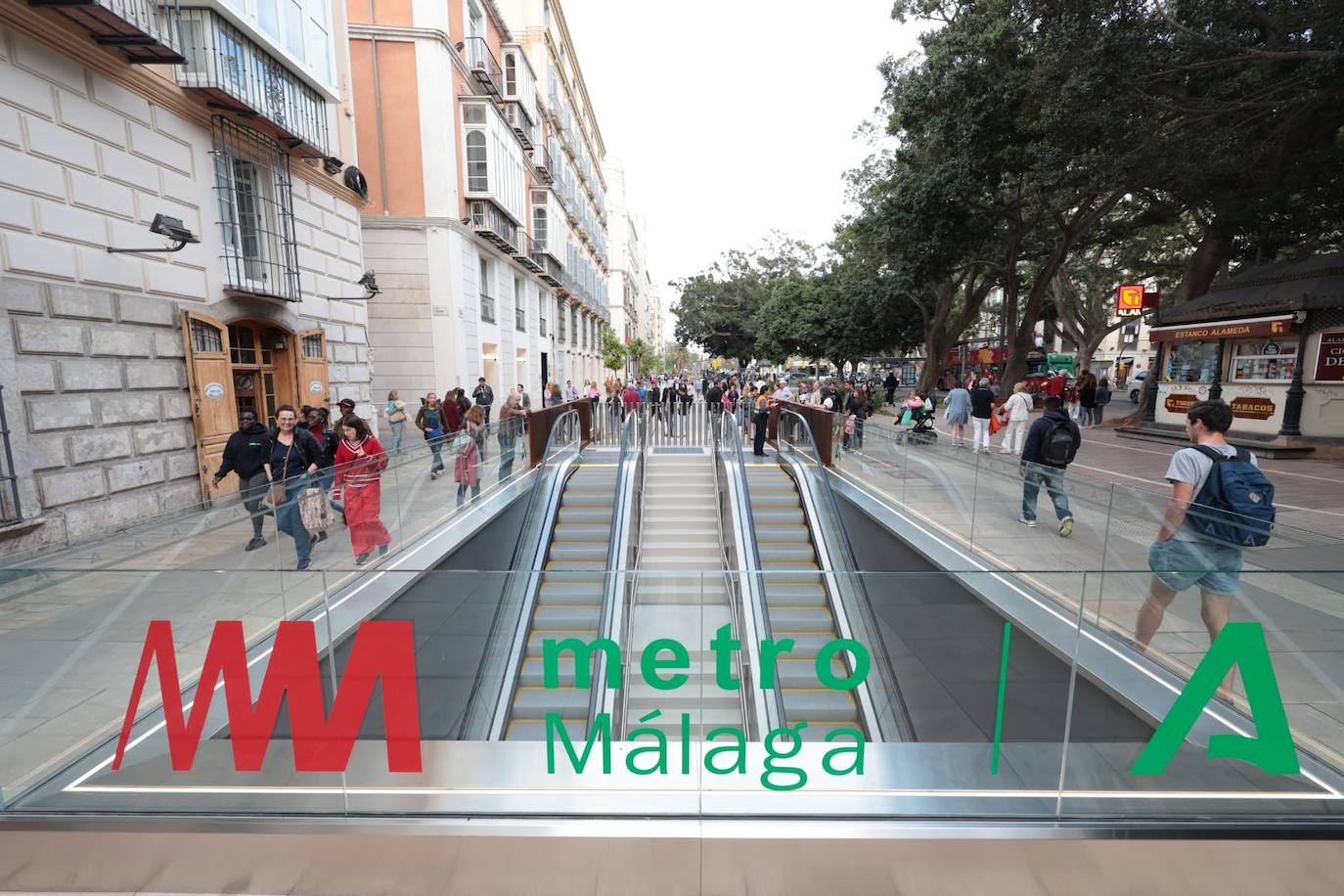 Malaga Metro arrives in city centre, in pictures